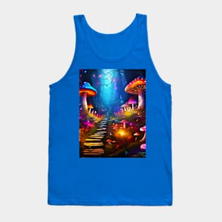 Fantasy Mushroom-scape Tank Top